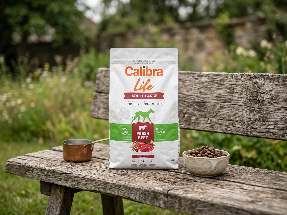 Calibra Dog Life Adult Large Fresh Beef – granule pro velké psy 100 g