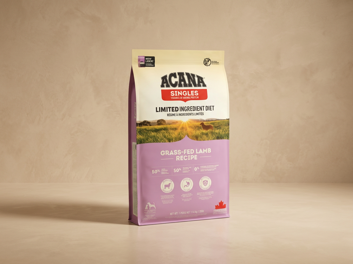 ACANA Grass-Fed Lamb Singles 11,4 kg – jehněčí granule pro psy