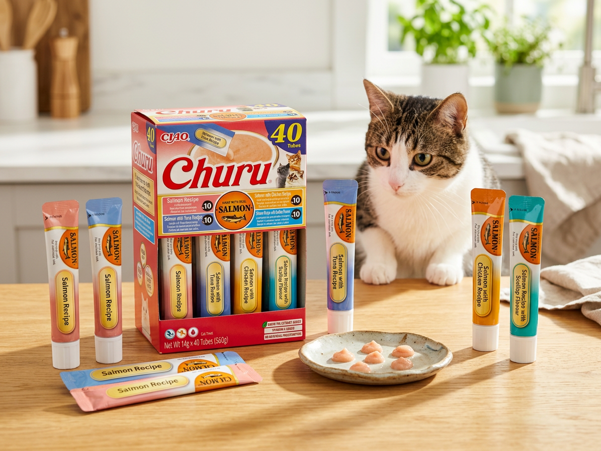 Inaba Churu cat snack losos mix multipack 40x 14g