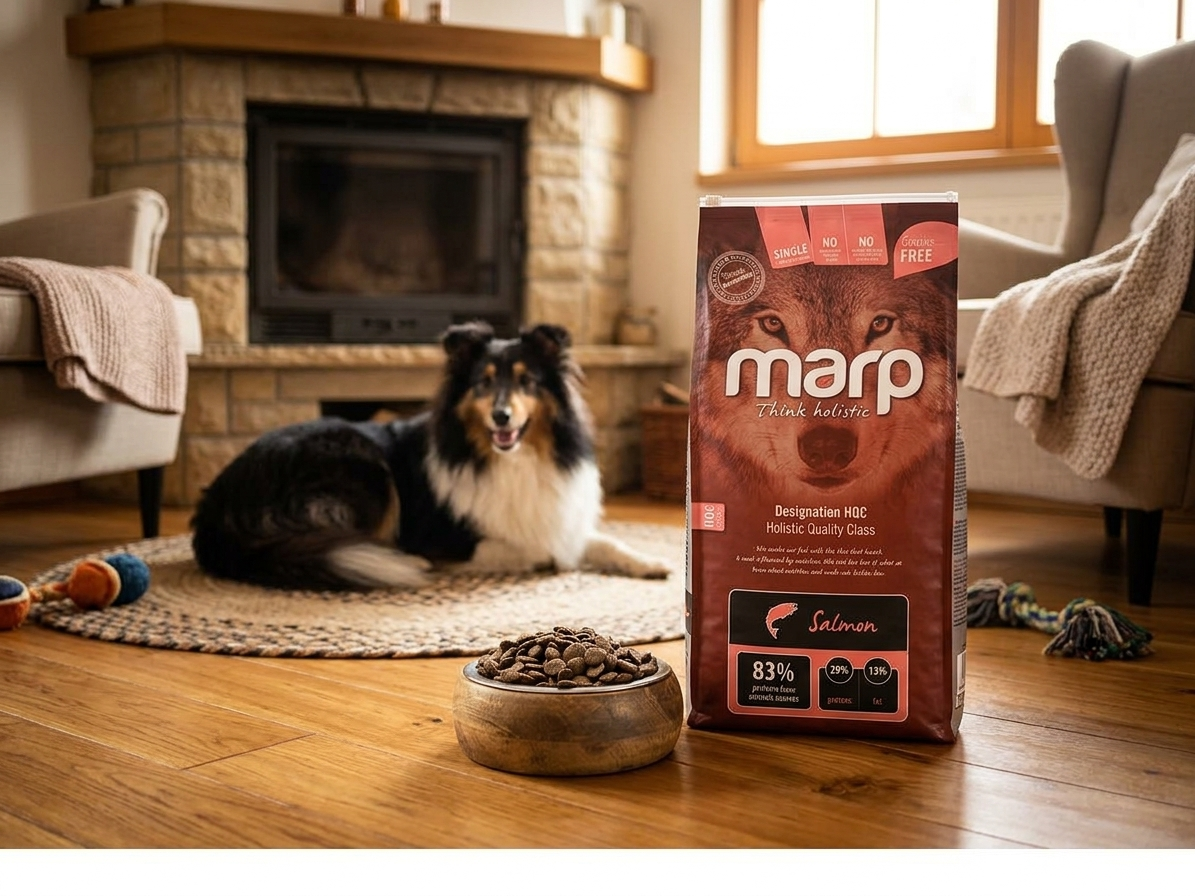 Marp Holistic Salmon 12 kg – lososové granule bez obilovin