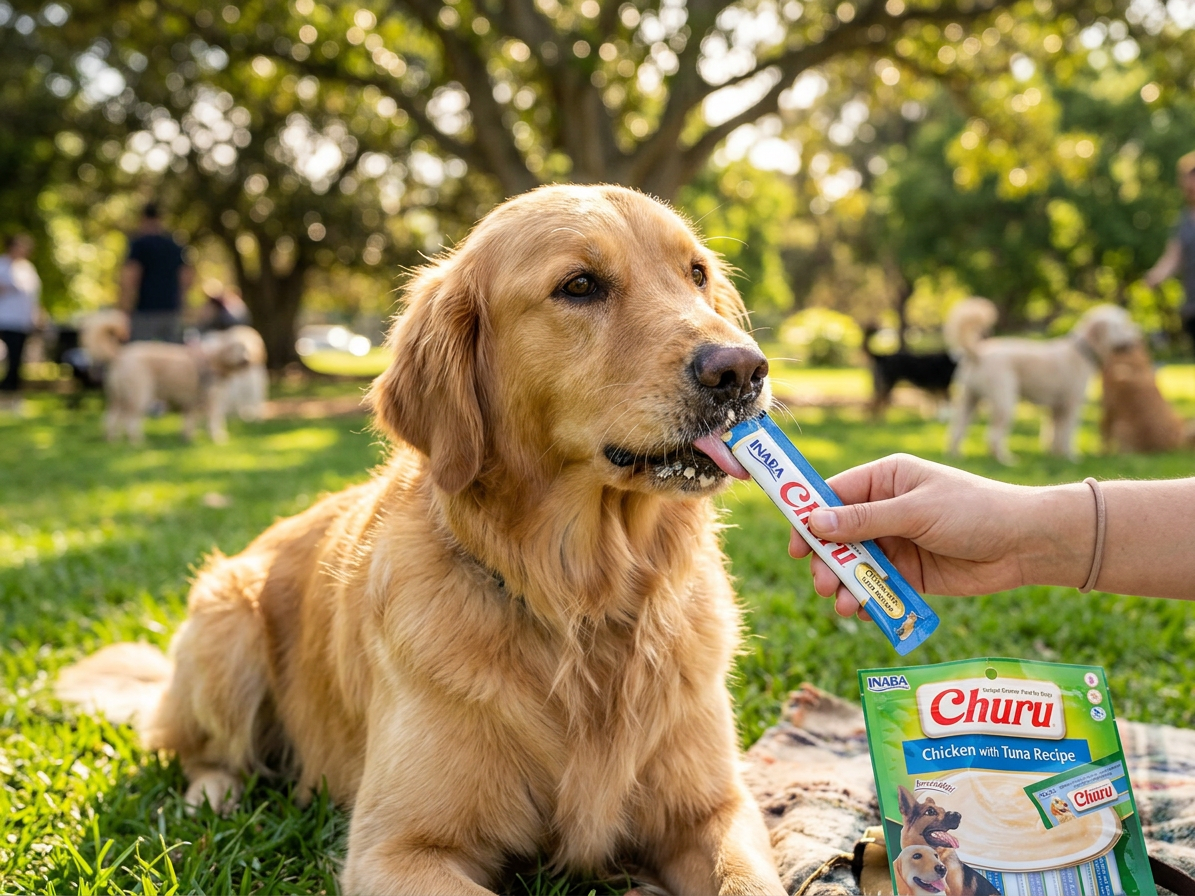 Inaba Churu dog snack kuře & tuňák 8x 20g