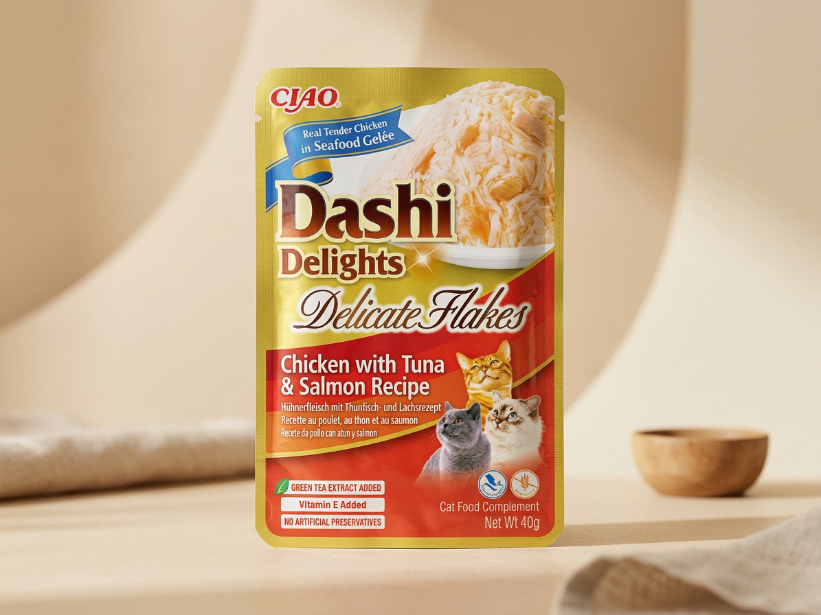 Churu Cat Dashi Delights Deli Flakes Chick&Tun&Salm40g