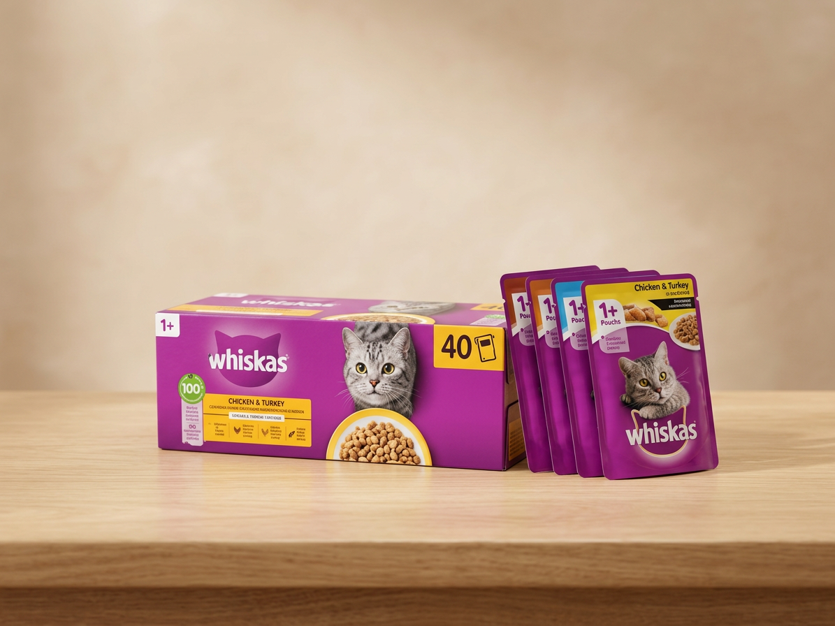 Kapsičky pro kočky Whiskas Core drůbeží výběr v želé, 40x85 g