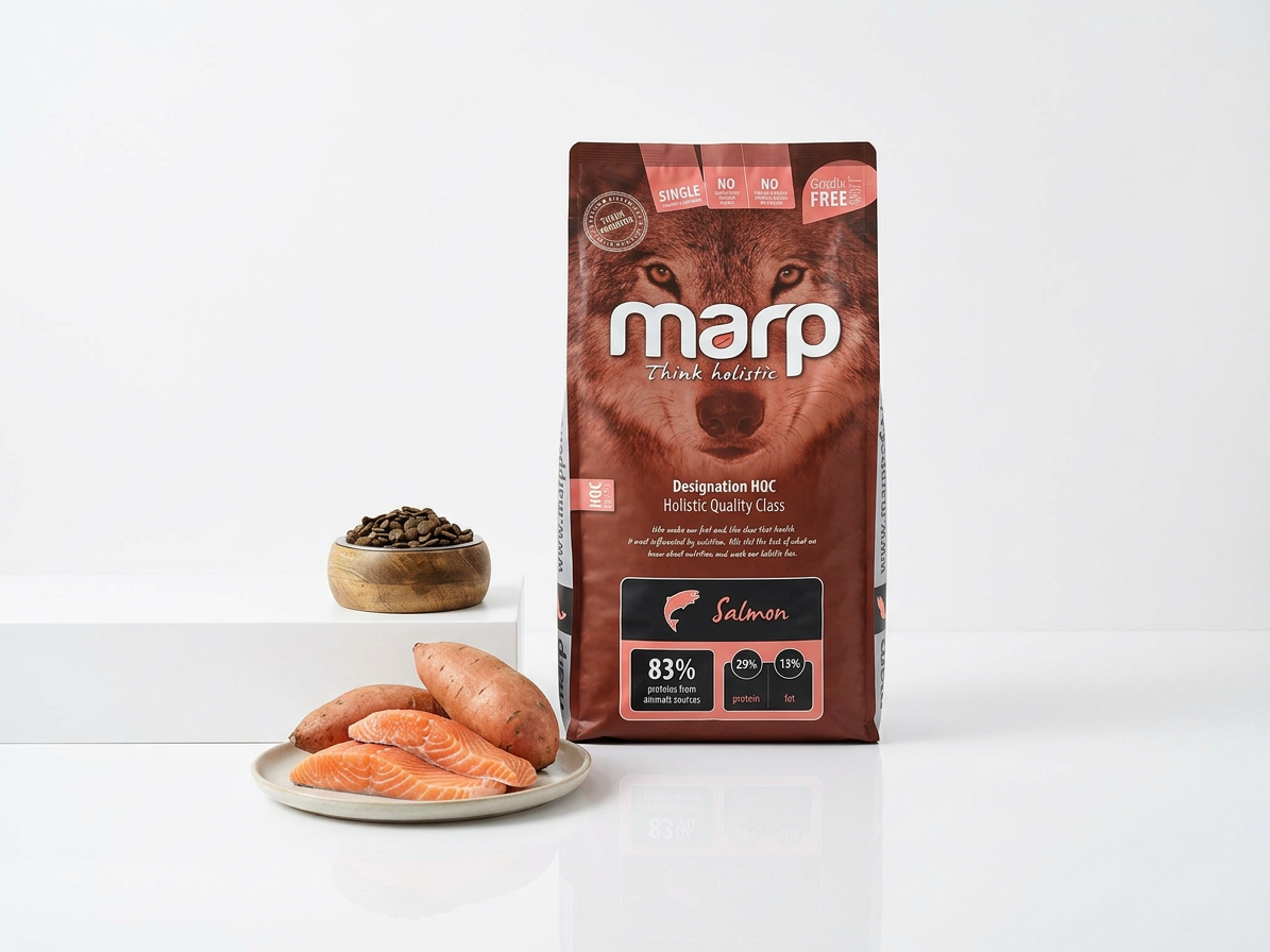 Marp Holistic Salmon 12 kg – lososové granule bez obilovin