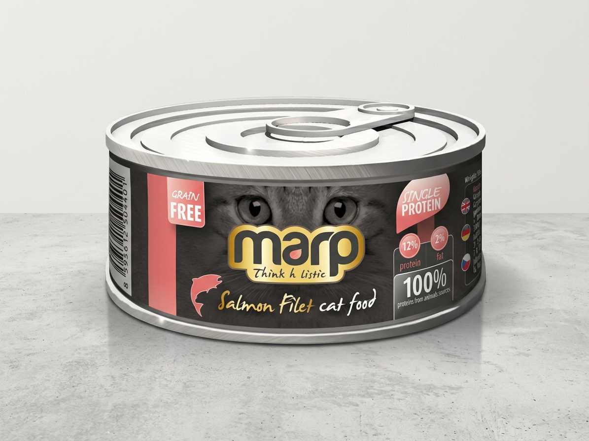 Marp Salmon Filet konzerva pro kočky s filety z lososa 70g