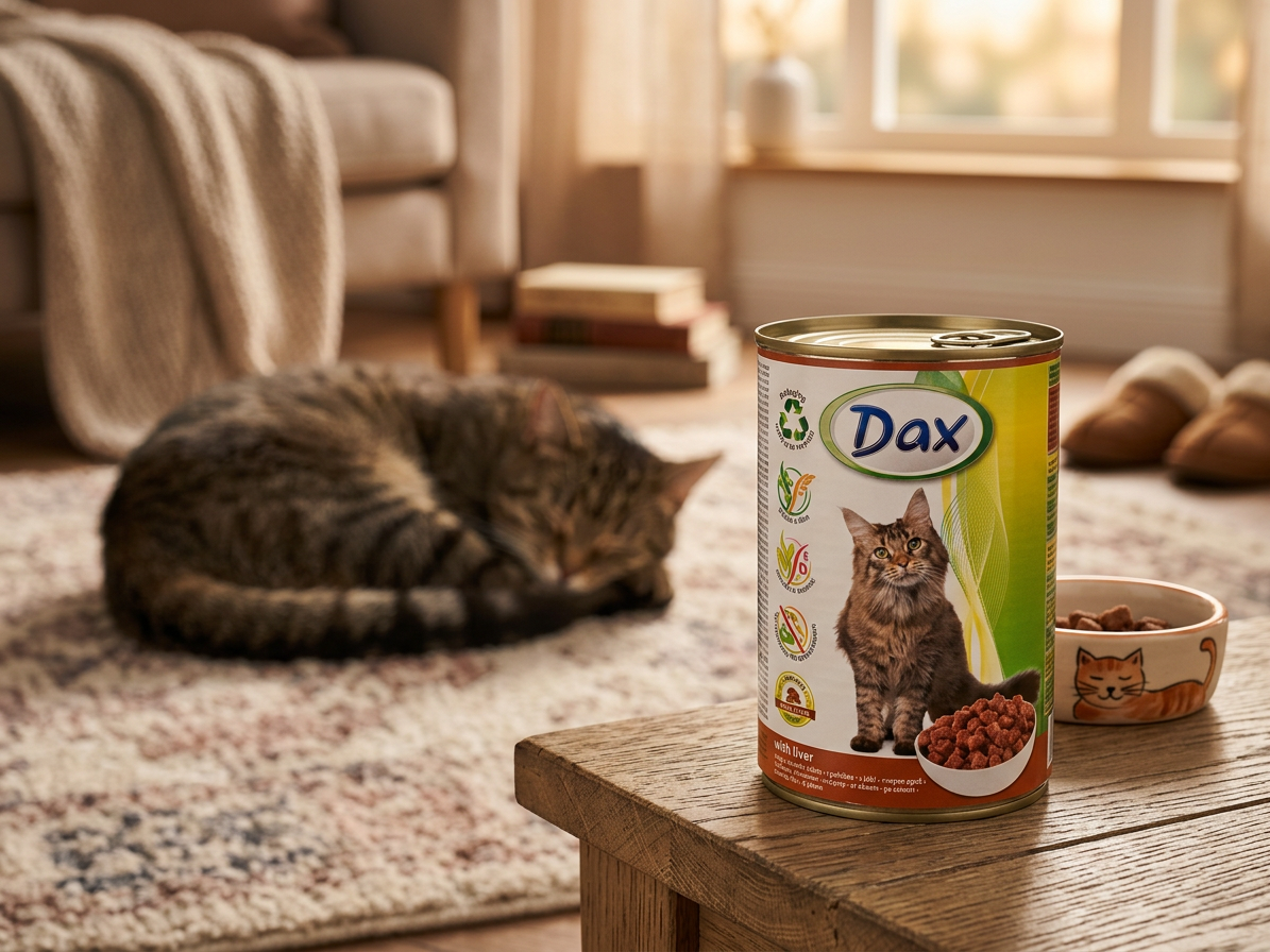 Dax Cat kousky játra, konzerva 415 g