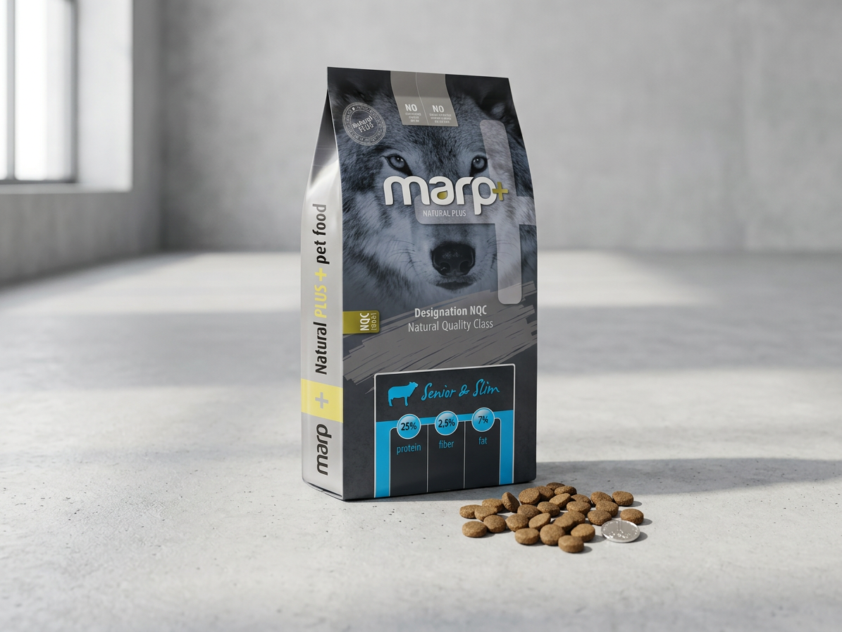 Marp Natural Plus Senior and Slim – jehněčí granule pro seniory 12 kg