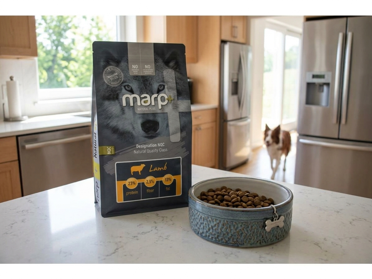 Marp Natural Plus jehněčí – kompletní krmivo pro dospělé psy 2 kg