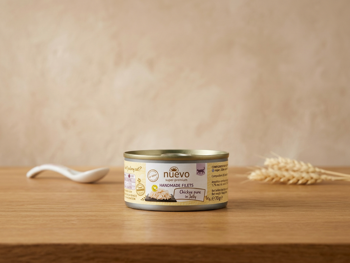Nuevo kočka Handmade Pure Kuře v želé konz. 70g