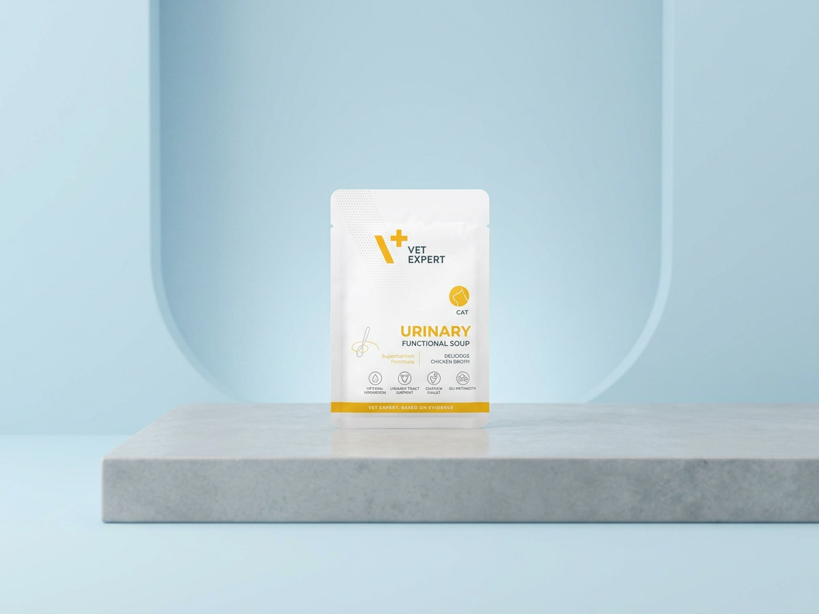 Veterinární kapsička pro psy VetExpert VD 4T Urinary Cat Functional Soup kapsa, 40 g
