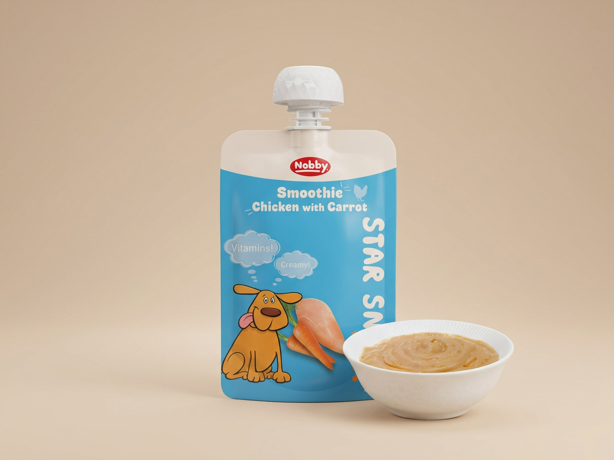 Kapsička pro psy Nobby StarSnack SMOOTHIE kuřecí s mrkví, cca, 90 g