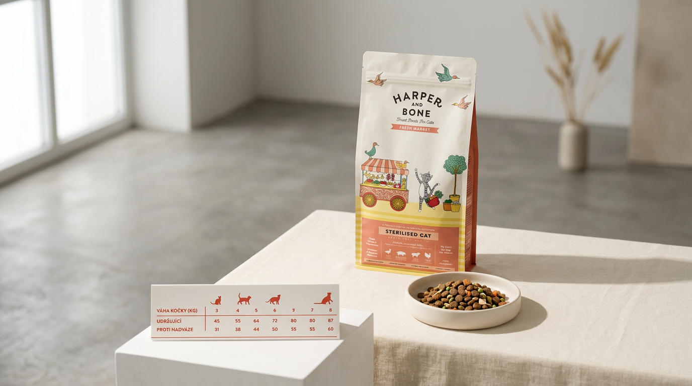Vzorek Harper & Bone Cat Sterilised čerstvé z trhu 70 g