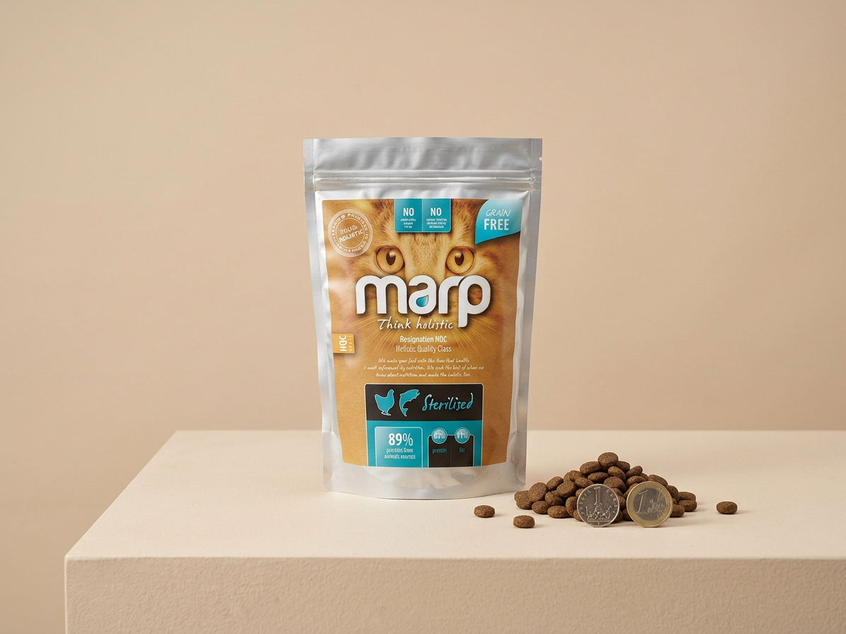 Marp Holistic Sterilised CAT pro kastrované a starší kočky 0,5 kg