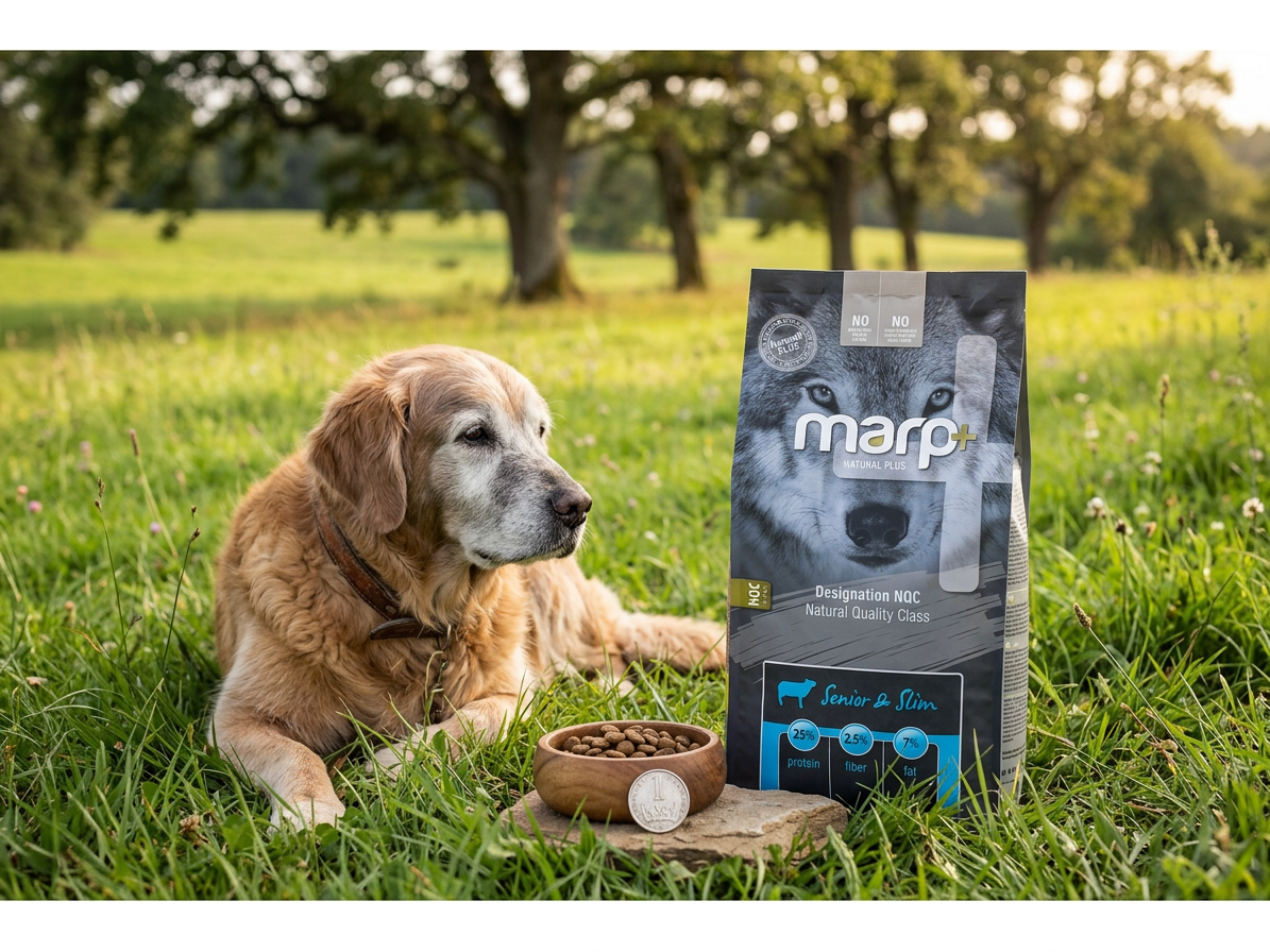 Marp Natural Plus Senior and Slim – jehněčí granule pro seniory 12 kg