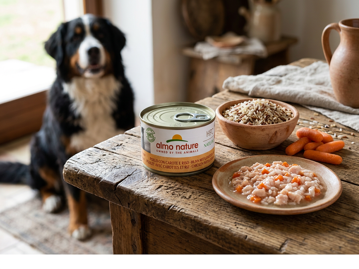 Almo Nature HFC Natural DOG - Kuřecí s mrkví a rýží 95g