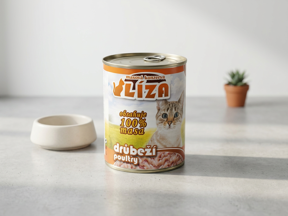LÍZA Cat drůbeží, konzerva 800 g