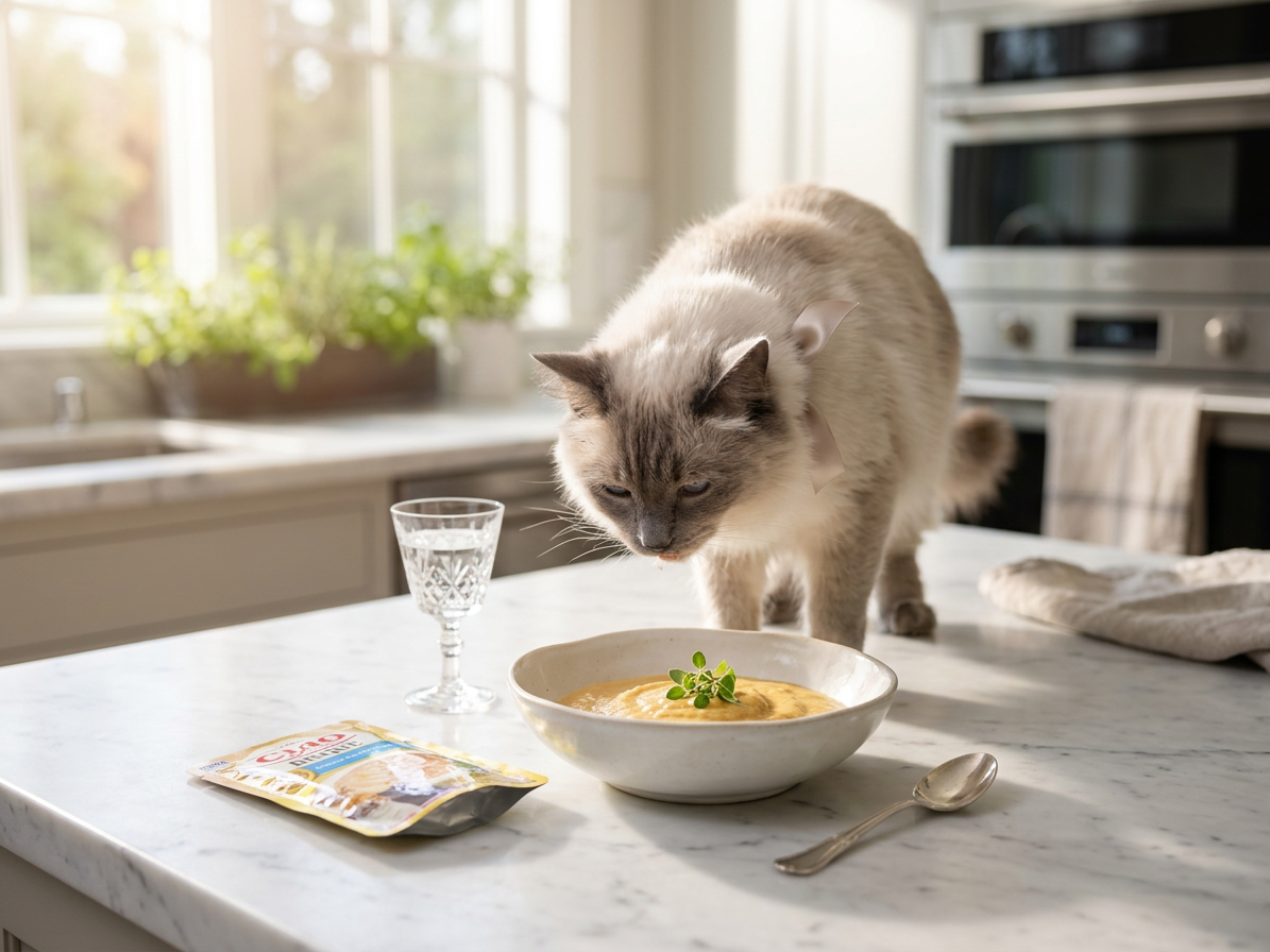 Kapsička pro kočky Churu Cat Entrée Bisque Chicken Recipe with Cheese, 40 g