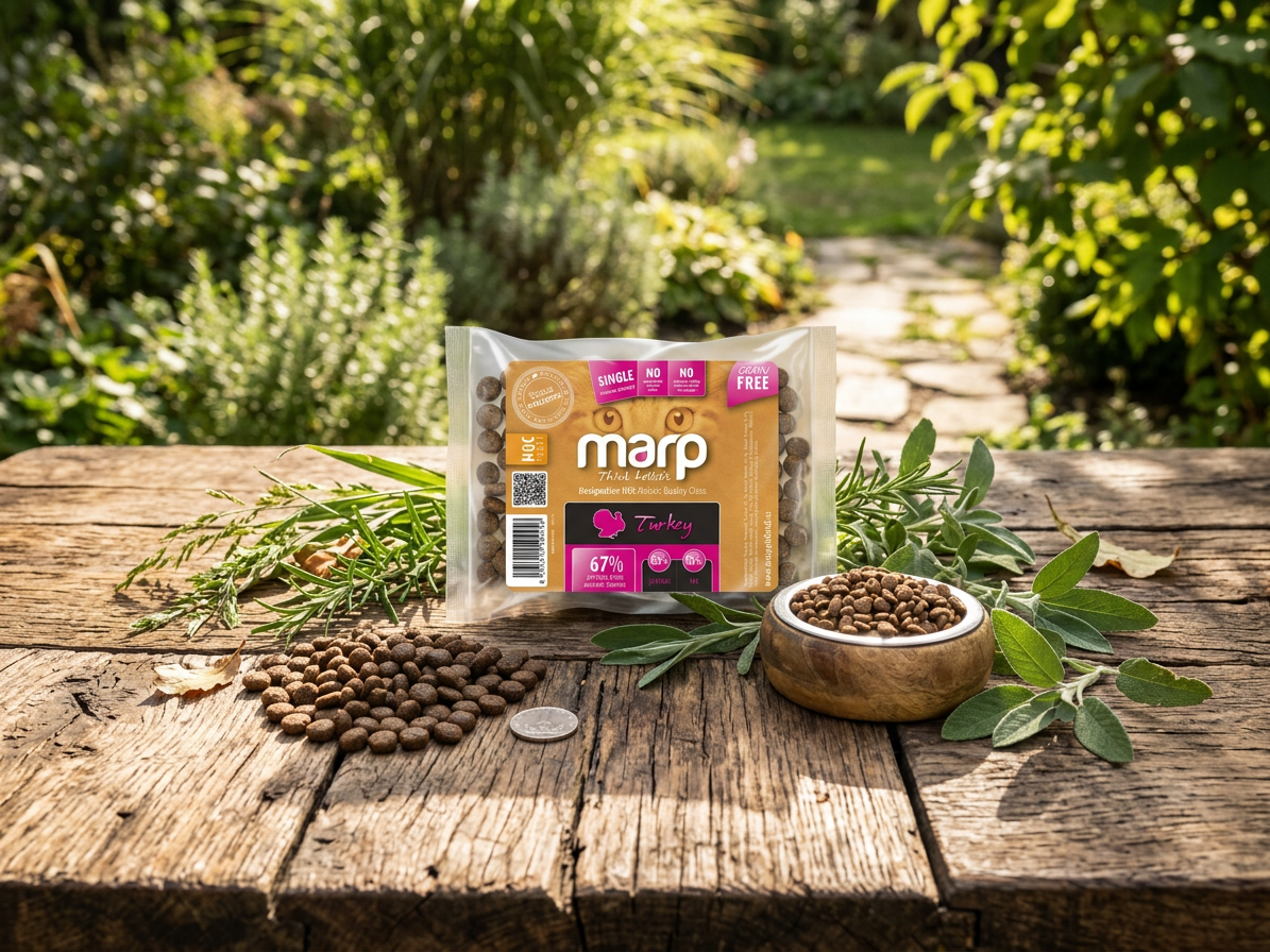 Marp Holistic Turkey CAT – krůtí bez obilovin pro kočky 70 g