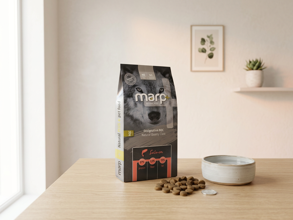 Marp Natural Plus losos – kompletní krmivo pro psy 12 kg