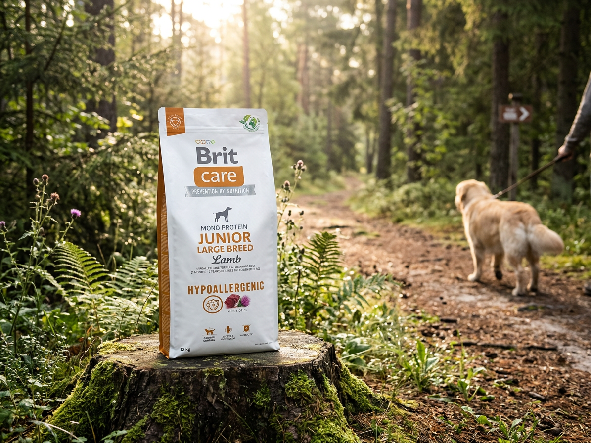 Brit Care Dog Hypoallergenic Junior Large Breed jehněčí a rýže 12 kg