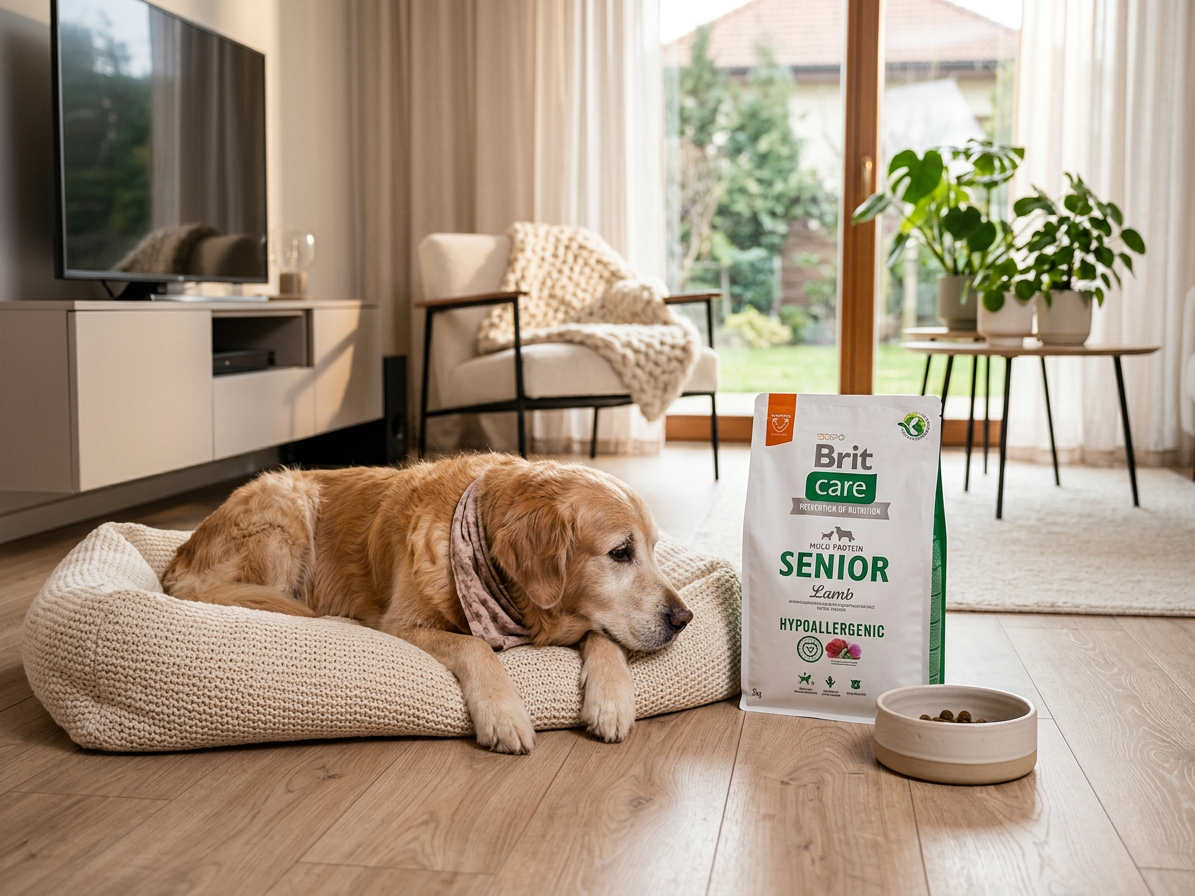 Brit Care Dog Hypoallergenic Senior – jehněčí a rýže 3 kg