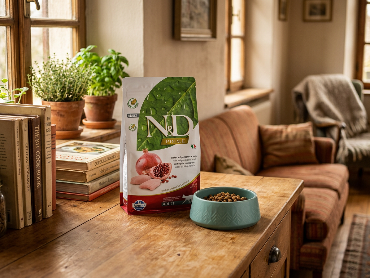 N&D Cat Prime Adult Chicken & Pomegranate bez obilovin 1,5 kg