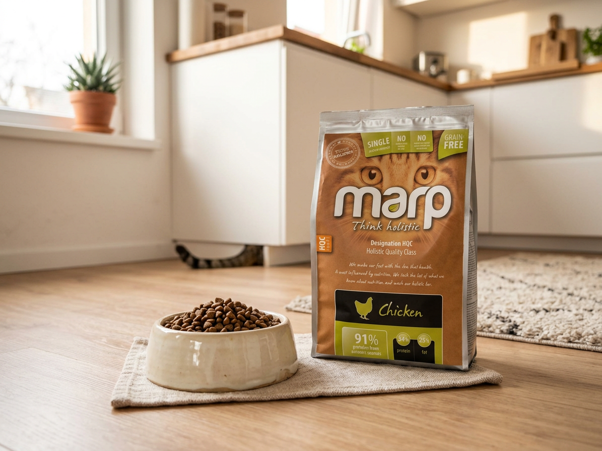 Marp Holistic Chicken CAT 2 kg – kuřecí granule bez obilovin