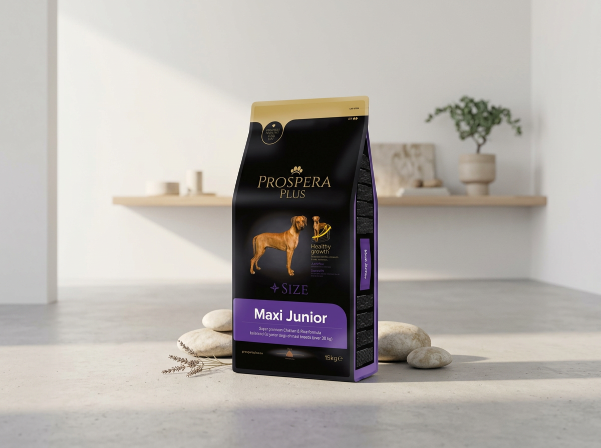 Prospera Plus Maxi Junior kuře s rýží pro velká plemena 15 kg