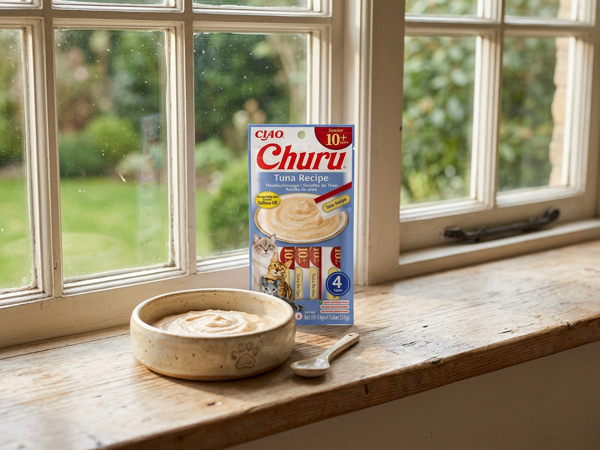 Churu Cat Senior 10+ Tuna Recipe 4x14g