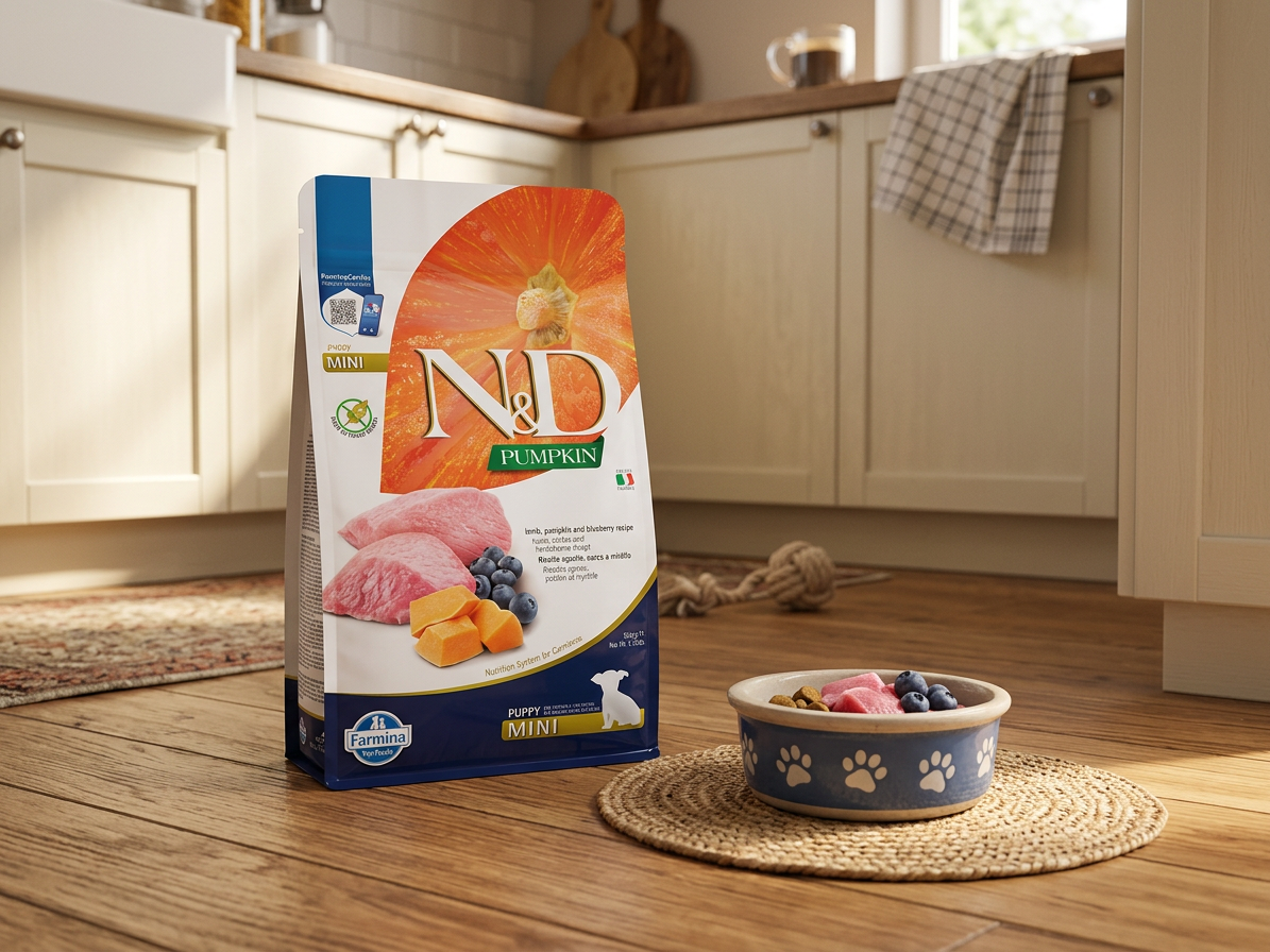 N&D Puppy Mini Grain Free Pumpkin Lamb & Blueberry 0,8 kg
