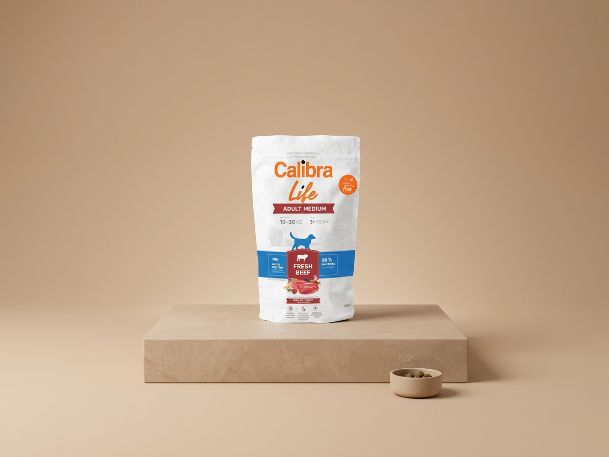 Calibra Dog Life Adult Medium Fresh Beef pro dospělé psy 100 g