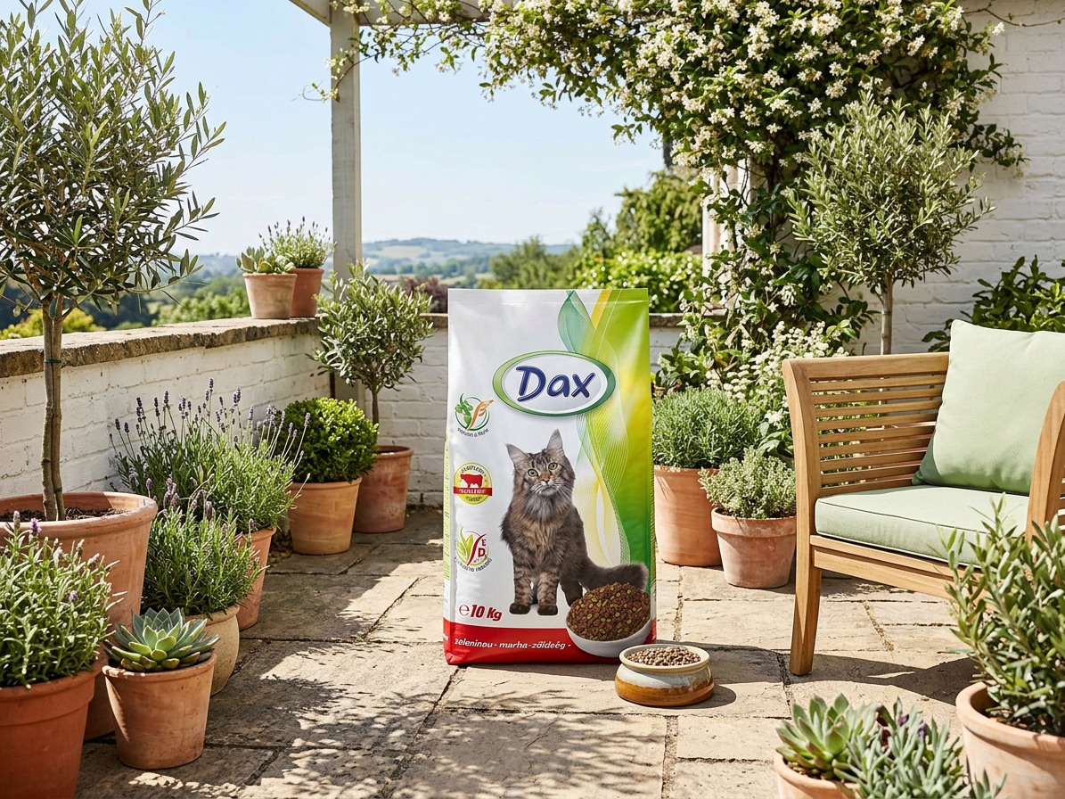 Dax Cat kompletní granule pro kočky s hovězím a zeleninou 10 kg