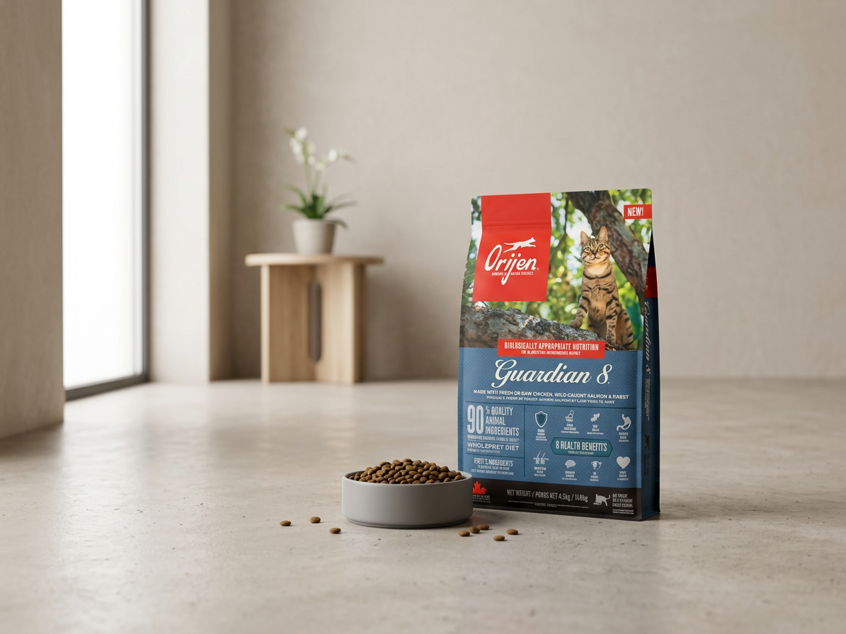 ORIJEN Guardian 8 Cat 4,5 kg – kompletní krmivo pro dospělé kočky