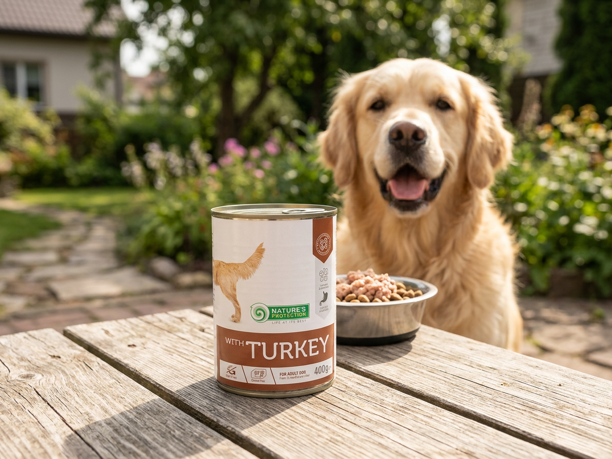 Konzerva pro psy Nature's Protection Dog Adult krůta, 400 g
