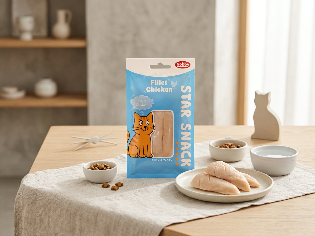 Pamlsky pro kočky Nobby StarSnack FILLET kuřecí, cca 2 x 22 g