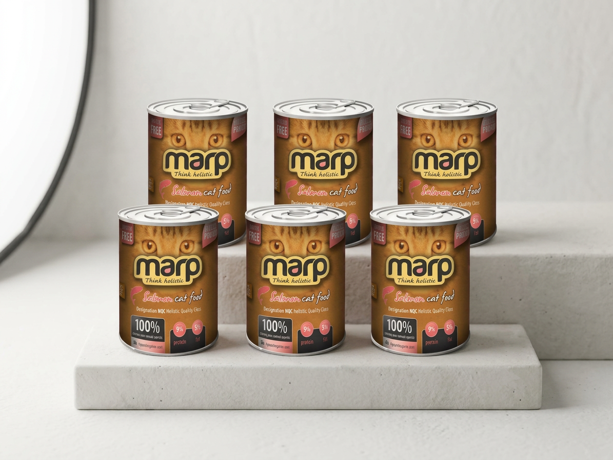 Marp Salmon konzerva pro kočky s lososem 6x370g