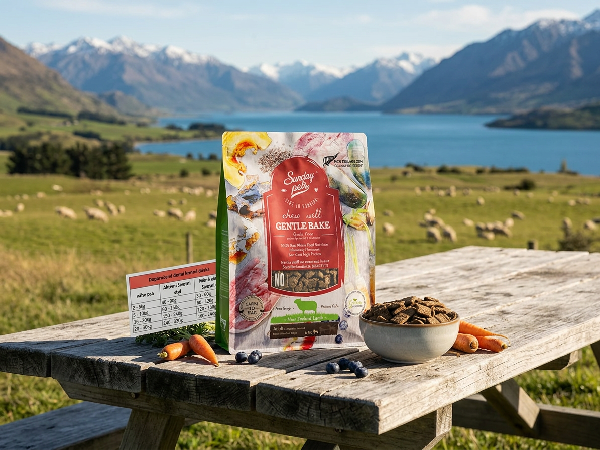 SUNDAYPETS Lamb Adult Dog S/M Breed – jehněčí granule 1,3 kg