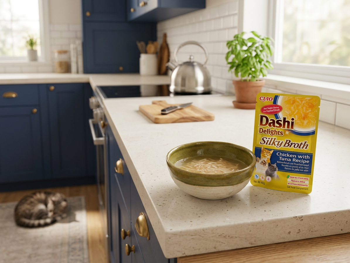 Churu Cat Dashi Delights Silky Broth Chicken&Tuna 40g