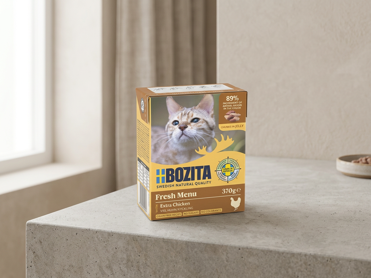 Bozita Cat kousky v želé s kuřecím, tetrapak 370 g