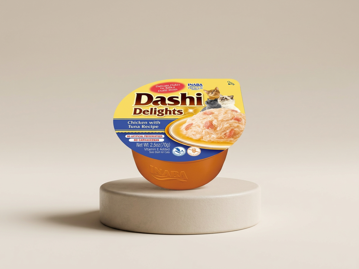 Inaba Dashi Delights kuře s tuňákem – doplňkové krmivo 70 g