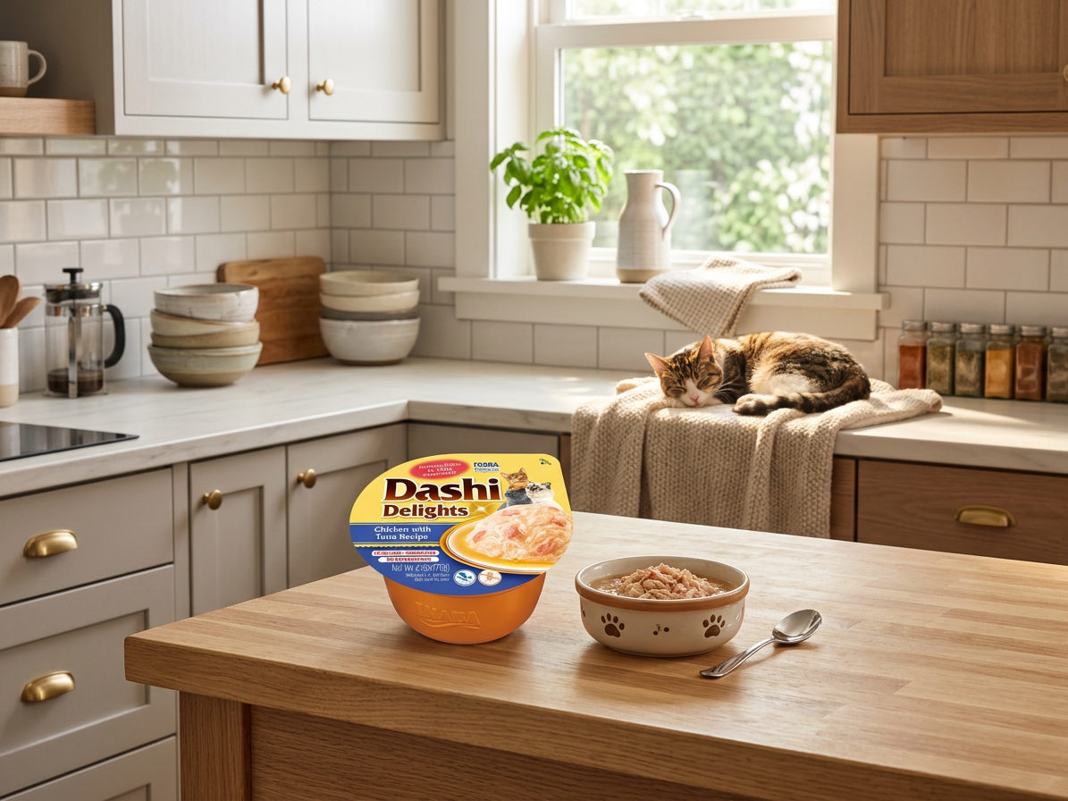 Inaba Dashi Delights kuře s tuňákem – doplňkové krmivo 70 g