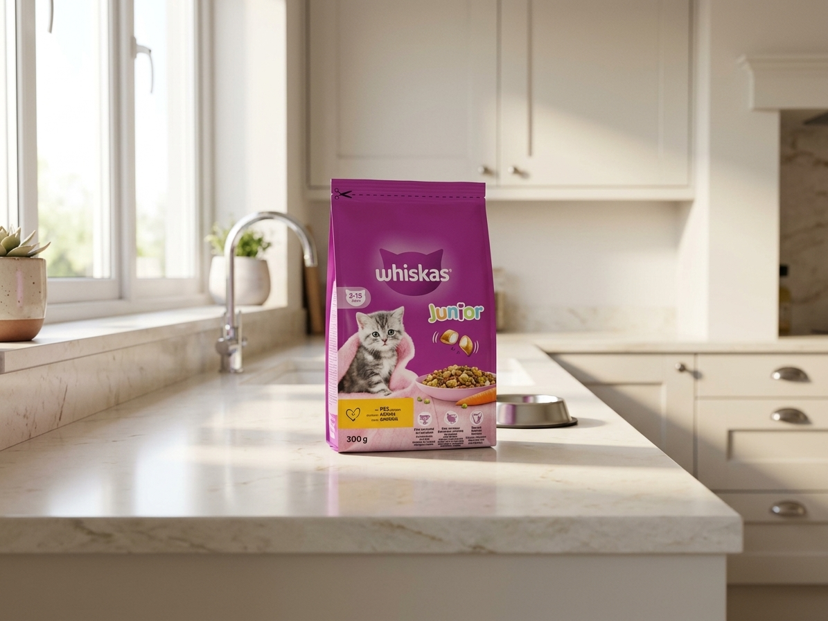 Whiskas Dry Junior s kuřecím masem – suché krmivo 300 g