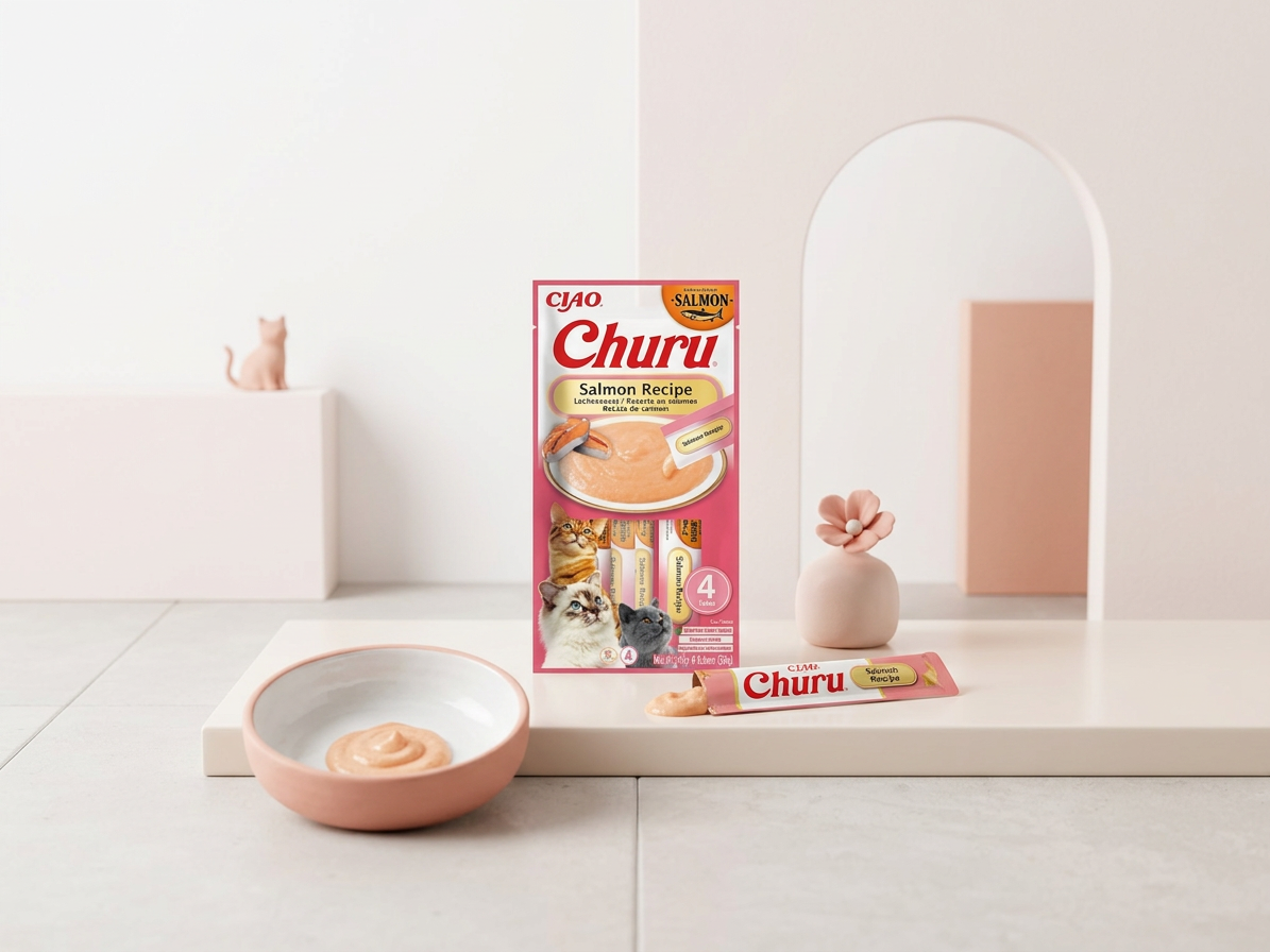 Churu Cat Salmon Recipe 4x14g