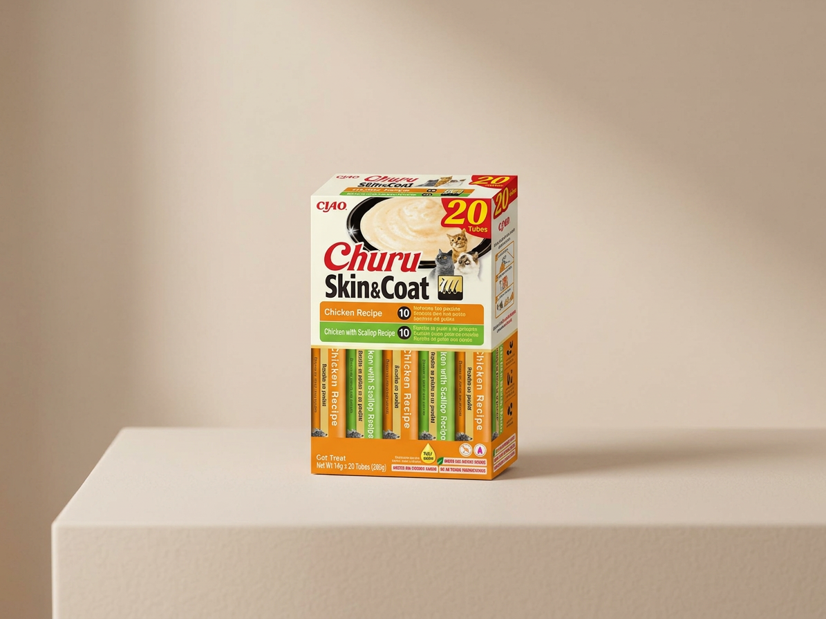 Churu Cat BOX Skin&Coat Chicken Variety 20x14g