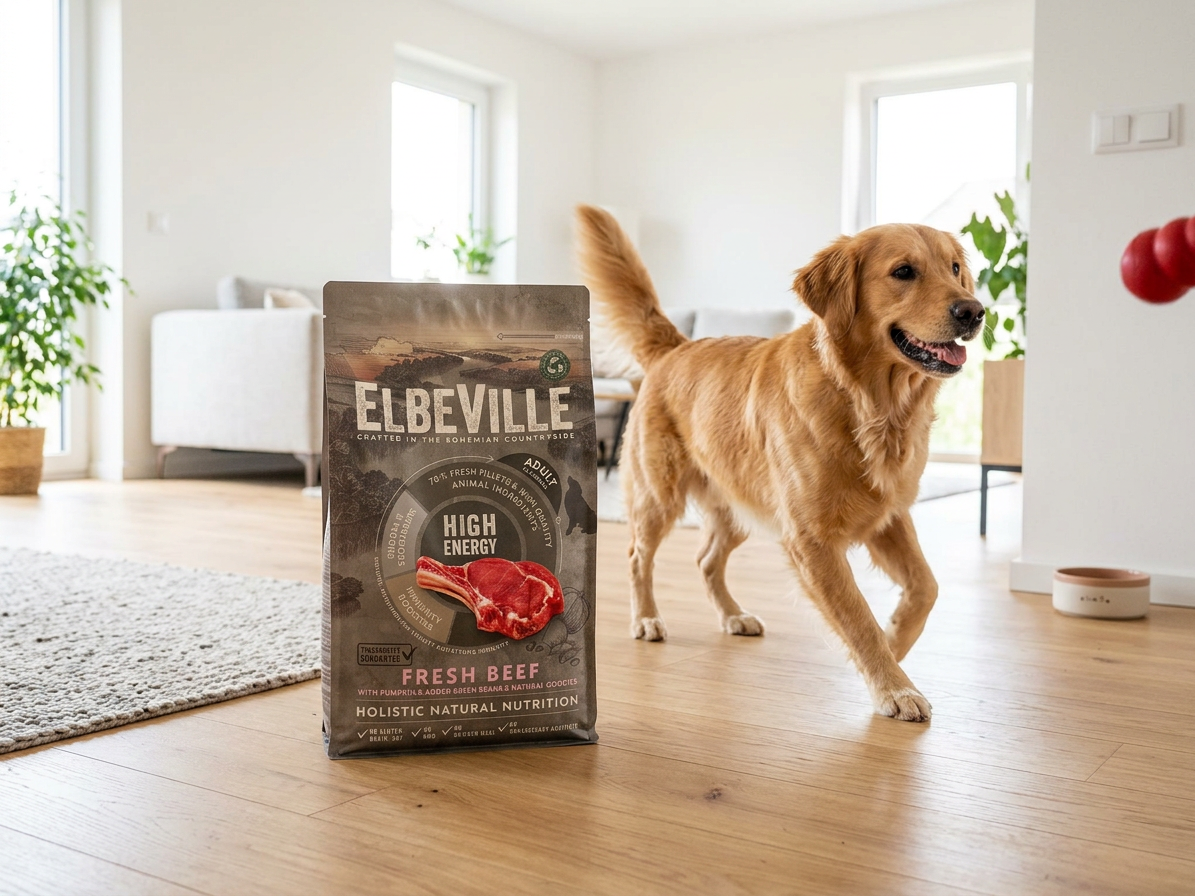 ELBEVILLE Adult All Breeds Fresh Beef High Energy 4 kg