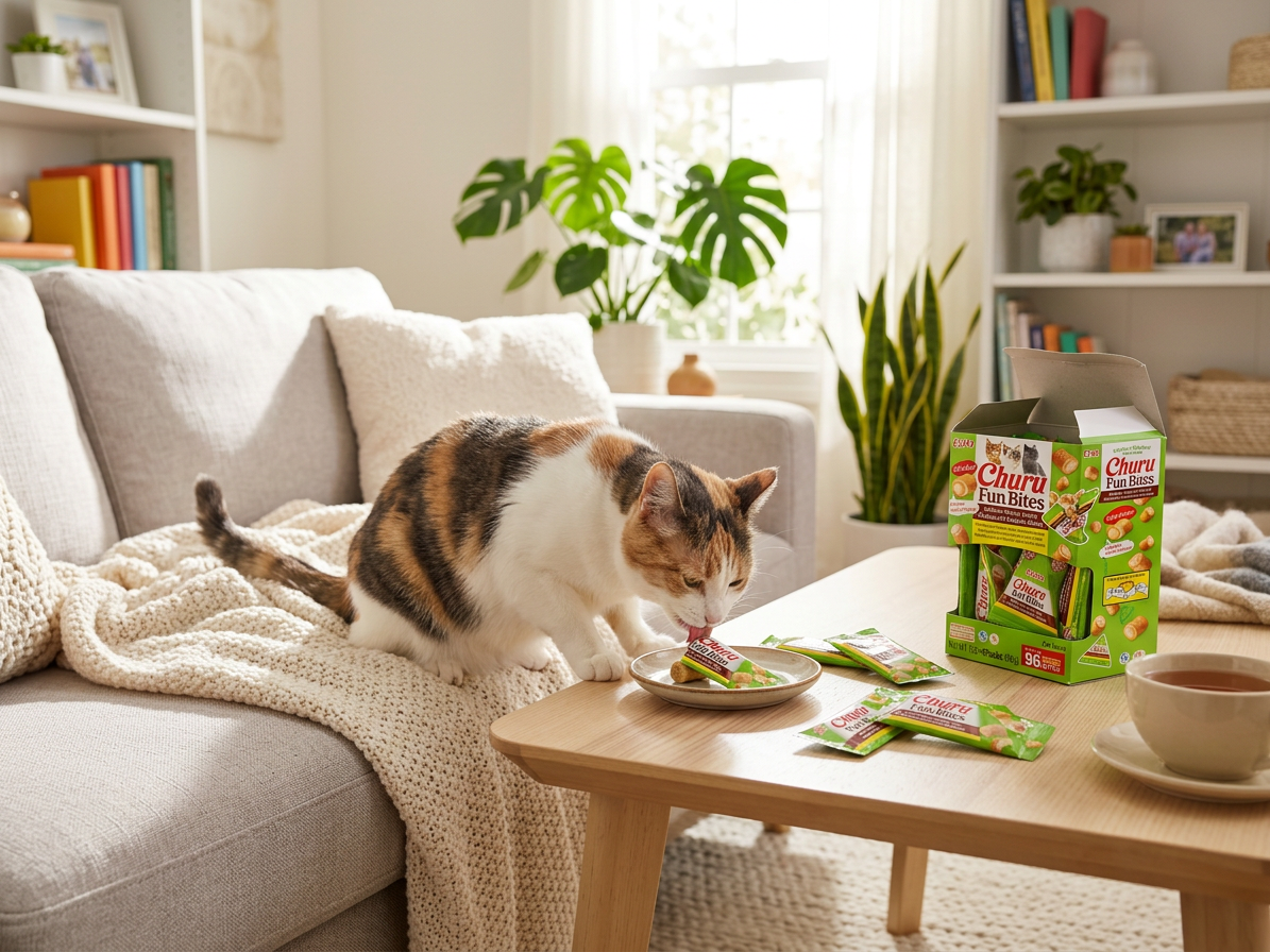 Churu Cat BOX Fun Bites Chicken wraps Chick&Pumpk8x12g