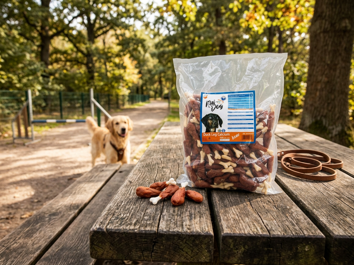 KIDDOG BUFFET kachní stehýnko s kalciovou kostičkou [100 ks]