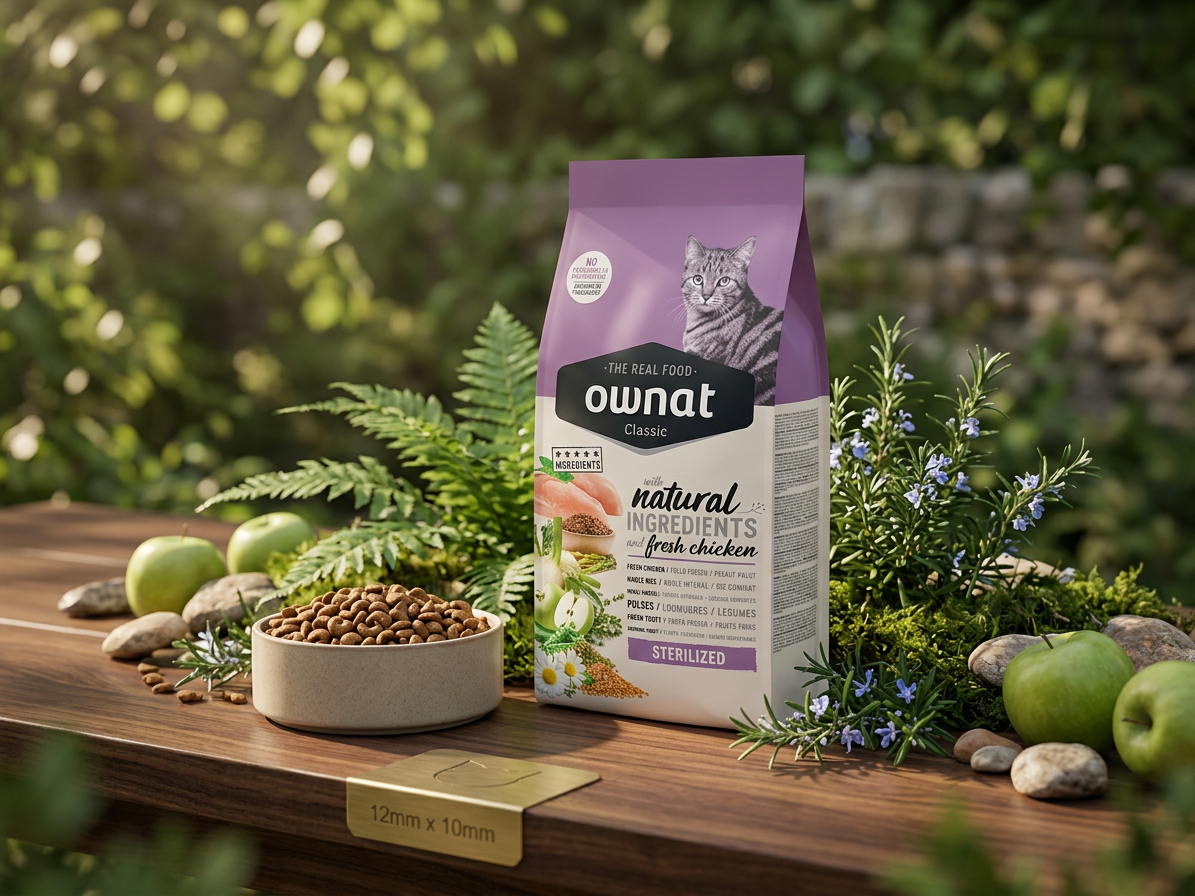 OWNAT CLASSIC CAT Sterilized – krmivo pro sterilizované kočky 400 g