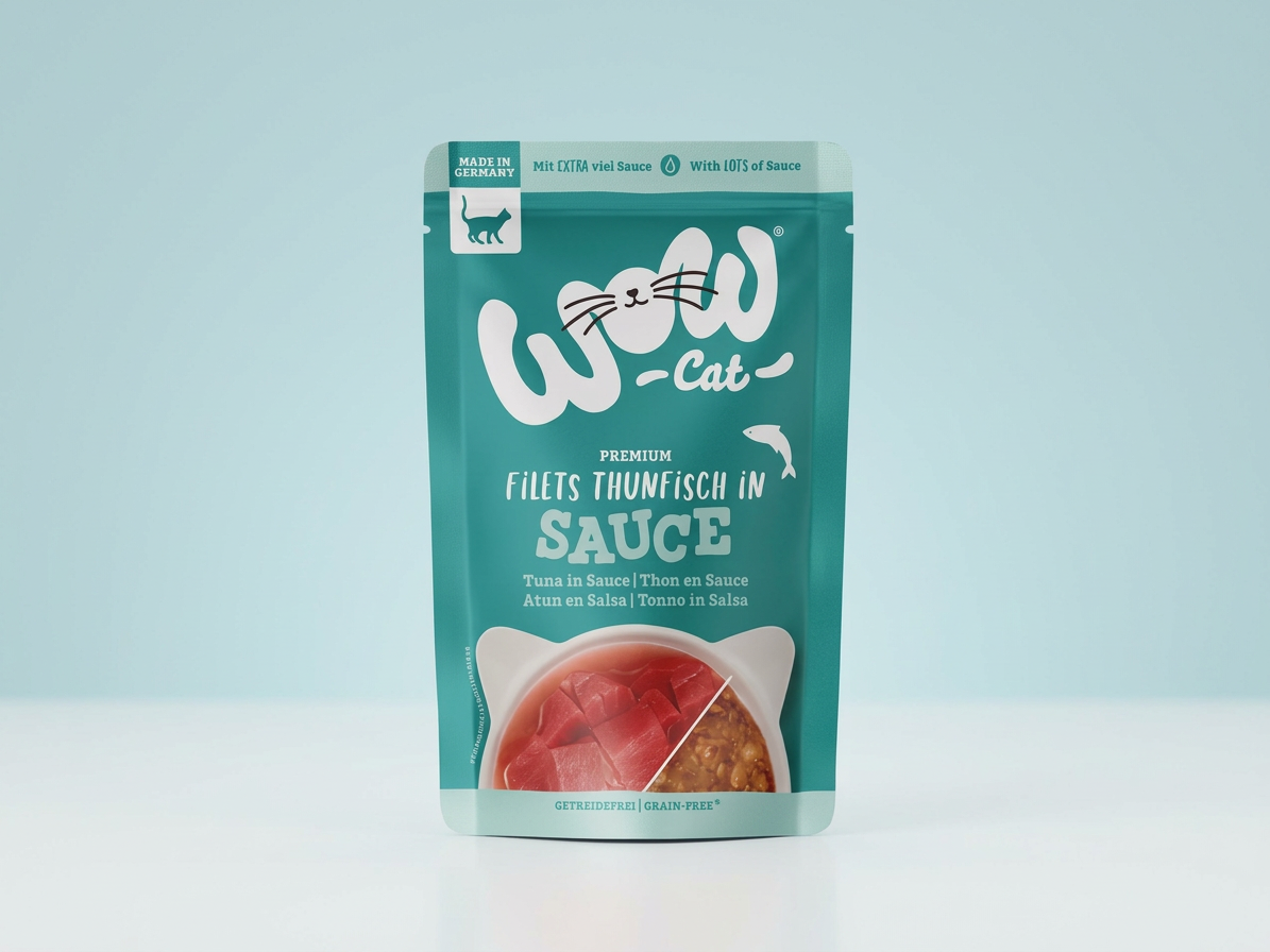 WOW Cat kapsička Sauce Tuňák Adult 85g