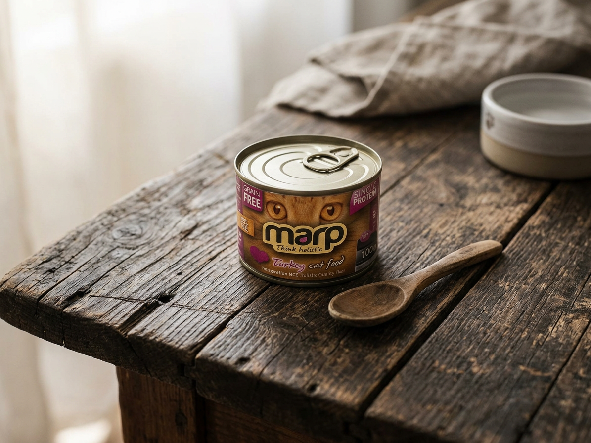 Marp Turkey konzerva pro kočky s krůtou 6x200g